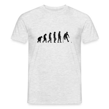 Joueur de hockey cadeau hockey sur gazon hockey hockey floorball - T-shirt homme - gris chiné - Devant - AI Model Male 178 dark (178cm)