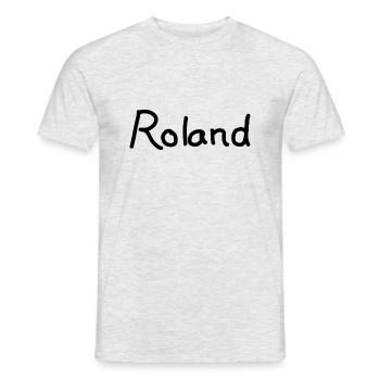 Roland - T-shirt homme - gris chiné - Devant - AI Model Male 178 dark (178cm)