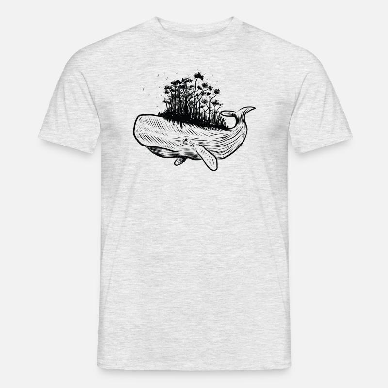 Walwald - Männer T-Shirt - Grau meliert