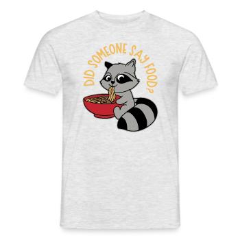 Citation ironique d'un opossum, quelqu'un dit de - T-shirt homme - gris chiné - Devant - AI Model Male 178 dark (178cm)