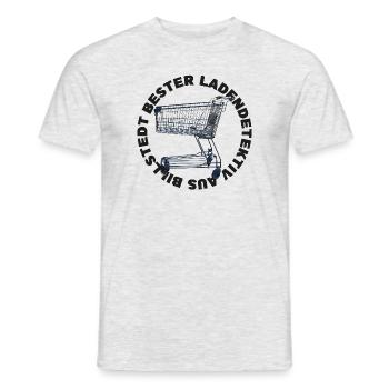 Bester Ladendetektiv - Männer T-Shirt - Grau meliert - Vorne - AI Model Male 178 dark (178cm)