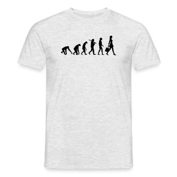 WOMEN EVOLUTION - T-shirt homme - gris chiné - Devant - AI Model Male 178 dark (178cm)