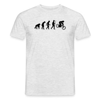 MOTORCROSS EVOLUTION - T-shirt homme - gris chiné - Devant - AI Model Male 178 dark (178cm)