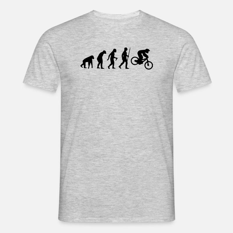 MOTORCROSS EVOLUTION - Männer T-Shirt - Grau meliert