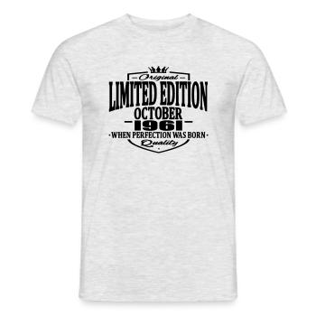 Limited edition october 1961 - Men's T-Shirt - heather grey - Front - AI Model Male 178 dark (178cm)