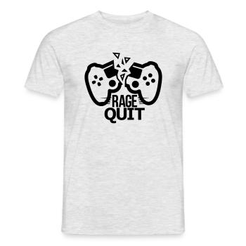 gaming - Men's T-Shirt - heather grey - Front - AI Model Male 178 dark (178cm)
