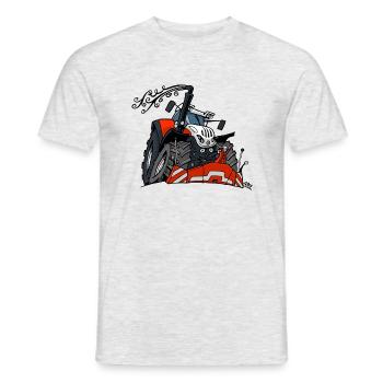 0559 steyr - Men's T-Shirt - heather grey - Front - AI Model Male 178 dark (178cm)