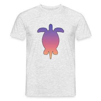 Turtle - Männer T-Shirt - Grau meliert - Vorne - AI Model Male 178 dark (178cm)