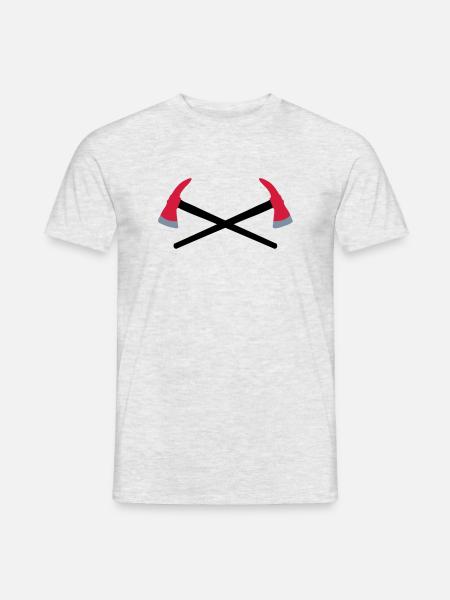 fire fighter - Men's T-Shirt - heather grey