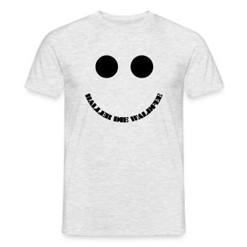 Holla die Waldfee - Männer T-Shirt - Grau meliert - Vorne - AI Model Male 178 dark (178cm)