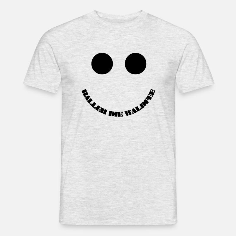 Holla die Waldfee - Männer T-Shirt - Grau meliert