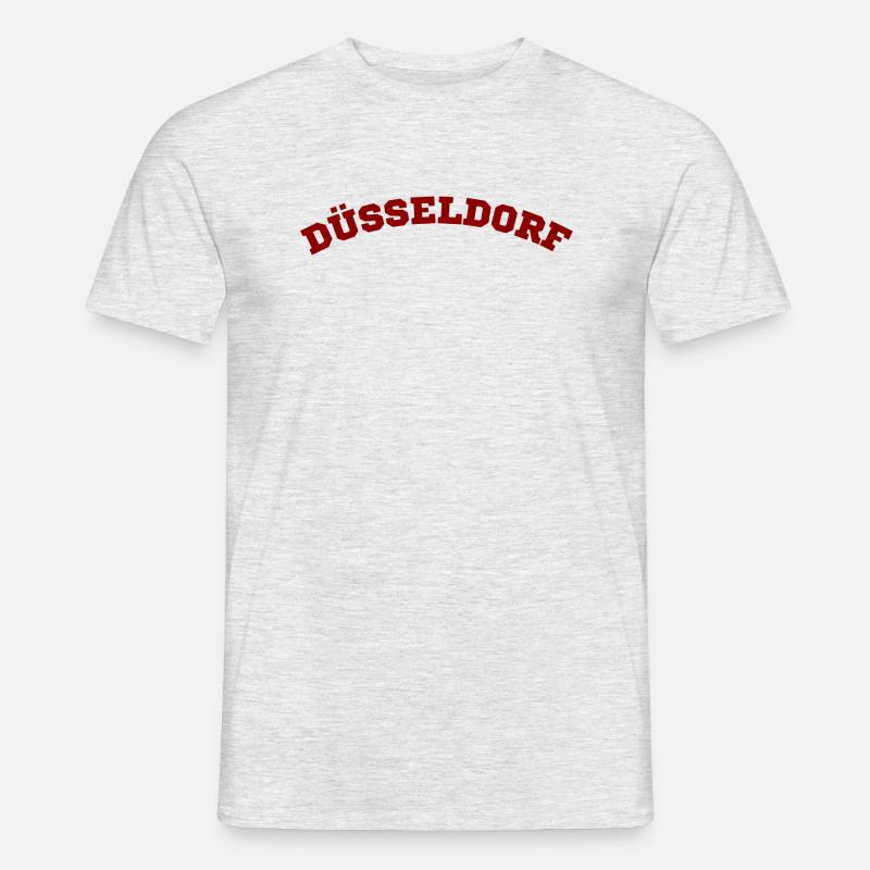 Düsseldorf - Männer T-Shirt - Grau meliert