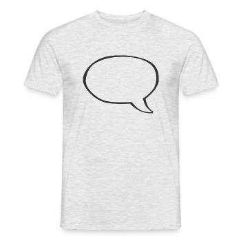 Balloon - Men's T-Shirt - heather grey - Front - AI Model Male 178 dark (178cm)