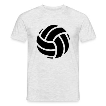 Ball - Männer T-Shirt - Grau meliert - Vorne - AI Model Male 178 dark (178cm)
