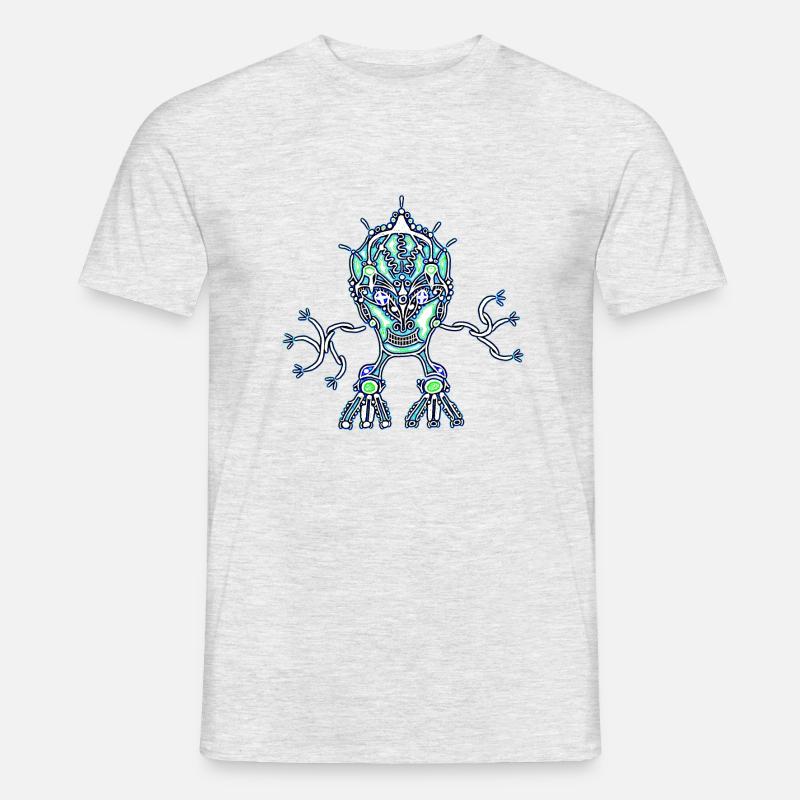 Everything is Under Control - Turquoise - Men’s T-shirt - heather grey