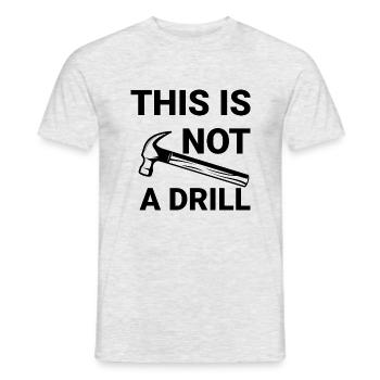 Artisan bricoleur Artisan Artisan Outil Construction - T-shirt homme - gris chiné - Devant - AI Model Male 178 dark (178cm)