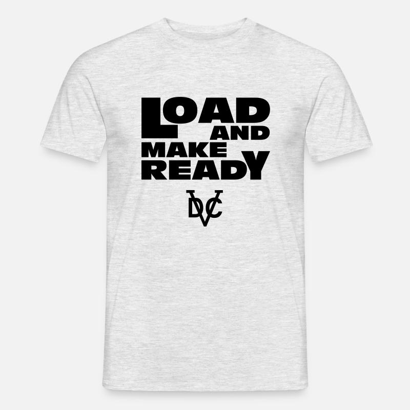 Loadandmakeready RO2 - Männer T-Shirt - Grau meliert