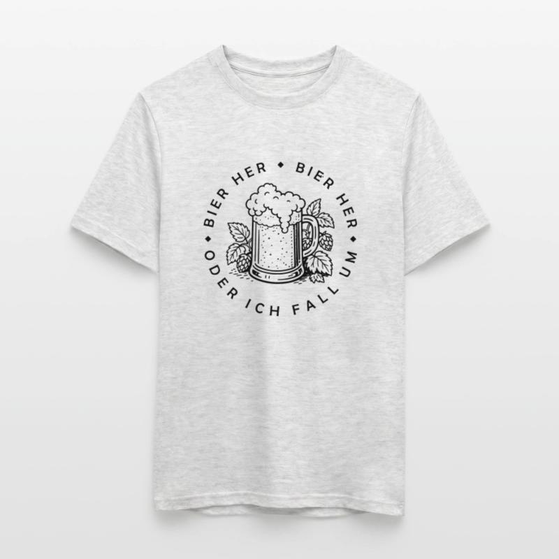 Bees here - Oder ich fall um! Men's T-shirt