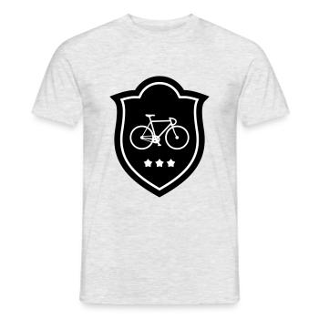 Cycling - Cycling - Men's T-Shirt - heather grey - Front - AI Model Male 178 dark (178cm)