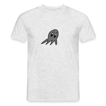 calamar - T-shirt homme - gris chiné - Devant - AI Model Male 178 dark (178cm)