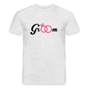 Groom - T-shirt homme - gris chiné - Devant - AI Model Male 178 dark (178cm)