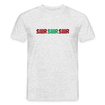 SIIIR SIIIR SIIIR - T-shirt homme - gris chiné - Devant - AI Model Male 178 dark (178cm)