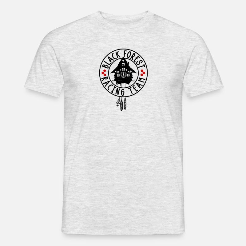 Black Forest Racing Team - Männer T-Shirt - Grau meliert