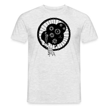 Tribal Soulful Woman - Men's T-Shirt - heather grey - Front - AI Model Male 178 dark (178cm)
