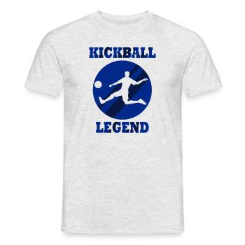 Balle d'entraînement Hobby Kickball Sports - T-shirt homme - gris chiné - Devant - AI Model Male 178 dark (178cm)