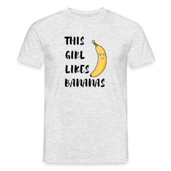 Ironisches Zitat aus exotischen gesunden Früchten - Männer T-Shirt - Grau meliert - Vorne - AI Model Male 178 dark (178cm)