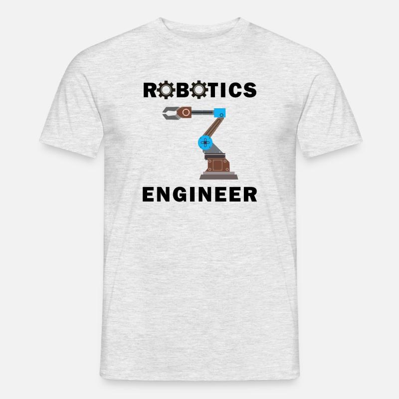 Robotic Engineering Mechanic Engineer Electronic - Men's T-shirt - heather grey