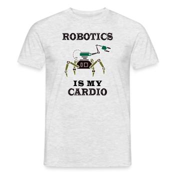 Mechaniker Ingenieur Robotik Elektriker - Männer T-Shirt - Grau meliert - Vorne - AI Model Male 178 dark (178cm)