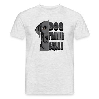 Dog Training Squad Lustiges Sprichwort - Männer T-Shirt - Grau meliert - Vorne - AI Model Male 178 dark (178cm)