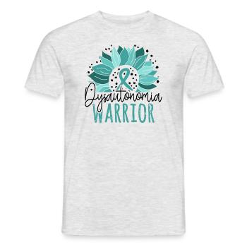Sunflower Dysautonomia Warrior - Men's T-Shirt - heather grey - Front - AI Model Male 178 dark (178cm)