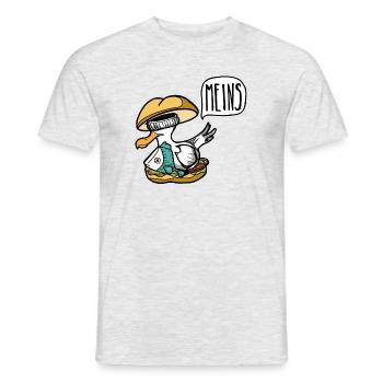 Mine. - Men's T-Shirt - heather grey - Front - AI Model Male 178 dark (178cm)