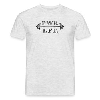 Cool Powerlifting Squat Deadlift Benchpress Gym - T-shirt homme - gris chiné - Devant - AI Model Male 178 dark (178cm)