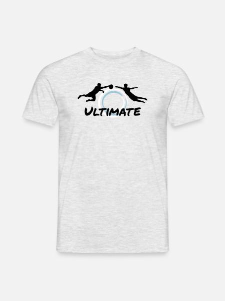 Ultimate Frisbee - Men - Männer T-Shirt - Grau meliert