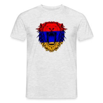 Armenien - Männer T-Shirt - Grau meliert - Vorne - AI Model Male 178 dark (178cm)