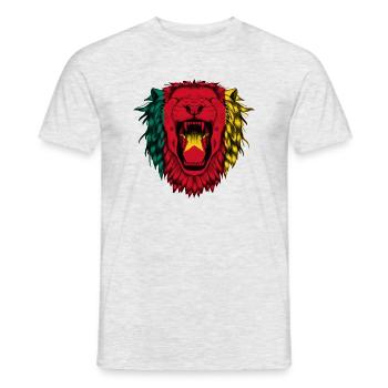 Cameroun - T-shirt homme - gris chiné - Devant - AI Model Male 178 dark (178cm)
