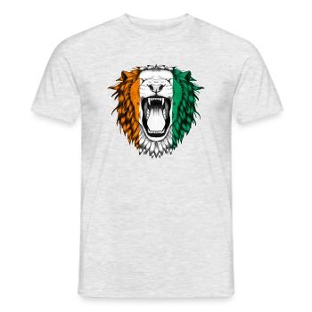 Ivory Coast - Men's T-Shirt - heather grey - Front - AI Model Male 178 dark (178cm)