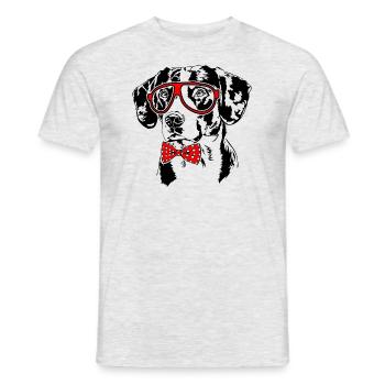 ENTLEBUCHER SENNENHUND Lunettes Chiens Chien Wilsigns - T-shirt homme - gris chiné - Devant - AI Model Male 178 dark (178cm)