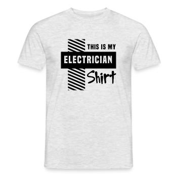 Artisan de circuits électroniques de tension - T-shirt homme - gris chiné - Devant - AI Model Male 178 dark (178cm)