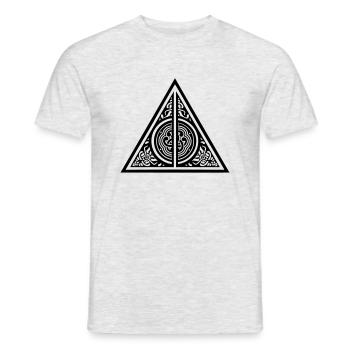 Always 1C - Männer T-Shirt - Grau meliert - Vorne - AI Model Male 178 dark (178cm)