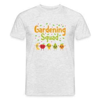 Jardinier mignon, amateur de légumes, amoureux de - T-shirt homme - gris chiné - Devant - AI Model Male 178 dark (178cm)