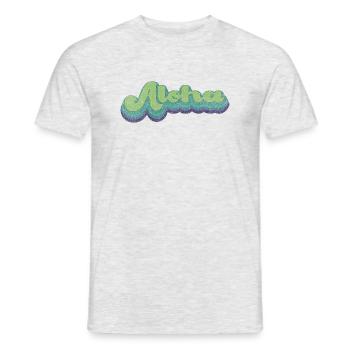 Vintage retro Aloha - T-shirt homme - gris chiné - Devant - AI Model Male 178 dark (178cm)