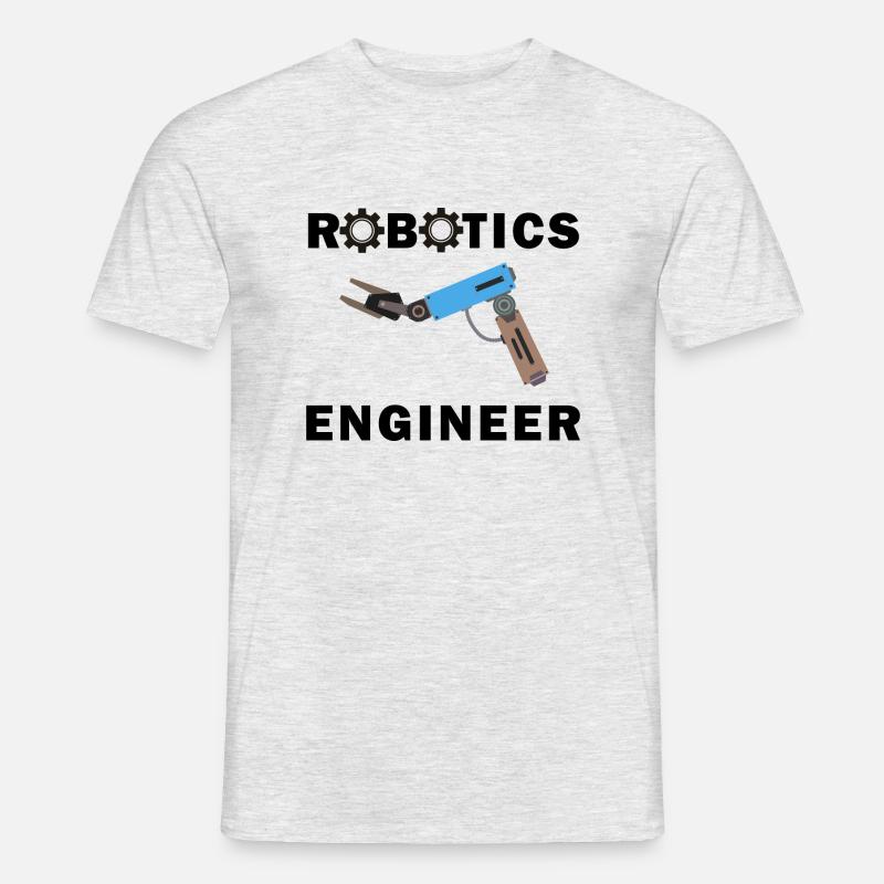 Robotics Ironic Quote Electronic Engineering - Men's T-shirt - heather grey