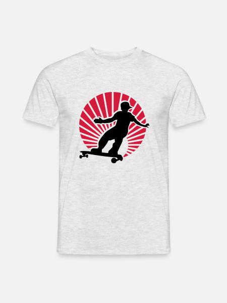 longboard - Men's T-Shirt - heather grey