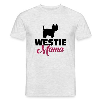 Westie - Männer T-Shirt - Grau meliert - Vorne - AI Model Male 178 dark (178cm)