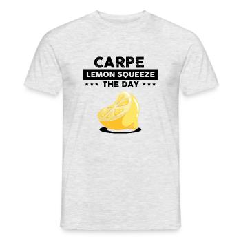 Lemon Design Lemonades Stand Boss Vente de citron - T-shirt homme - gris chiné - Devant - AI Model Male 178 dark (178cm)