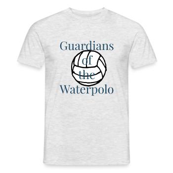 Waterpolo Look - Männer T-Shirt - Grau meliert - Vorne - AI Model Male 178 dark (178cm)
